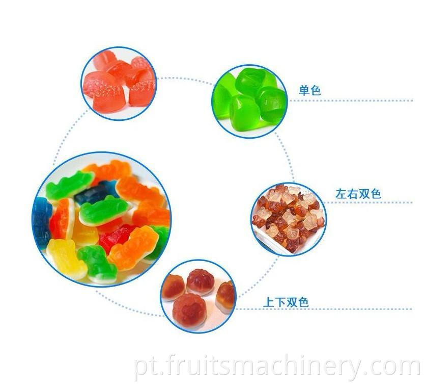 soft candy making machine/jelly candy processing line